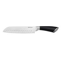 Faca Santoku em Aço Inox com cabo preto -Fracalanza Faca Santoku em Aço Inox com cabo preto -Fracalanza