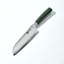 Faca Santoku Hexclad Japonesa Damasco em Aço Inoxidável 18cm