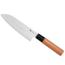Faca Santoku Japan Sulcos Lâmina Aço Inox Chef Profissional Faca Santoku Japan Sulcos Lâmina Aço Inox Chef Profissional