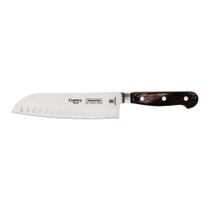 Faca Santoku Tramontina Century Wood Aço Inox Cabo de Madeira Tratada Castanho 7pol