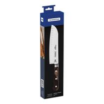 Faca Santoku Tramontina Century Wood Com Lâmina Em Aço Inox E Cabo De Madeira Tratada Faca Santoku Tramontina Century Wood Com Lâmina Em Aço Inox E Cabo De Madeira Tratada