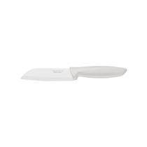 Faca Santoku Tramontina Plenus 5 Polegadas Aço Inox Cabo Polipropileno Off White Faca Santoku Tramontina Plenus 5 Polegadas Aço Inox Cabo Polipropileno Off White