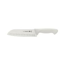 Faca Santoku Tramontina Premium Com Lâmina Aço Inox Cabo Polipropileno Branco 7pol Tramontina Faca Santoku Tramontina Premium Com Lâmina Aço Inox Cabo Polipropileno Branco 7pol Tramontina