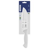Faca Santoku Tramontina Premium Com Lâmina De Aço Inox E Cabo De Polipropileno Branco 7 Polegada Faca Santoku Tramontina Premium Com Lâmina De Aço Inox E Cabo De Polipropileno Branco 7 Polegada
