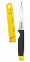 Faca Serrilhada A-Series com cabo de proteção Amarelo Tupperware Faca Serrilhada A-Series com cabo de proteção Amarelo Tupperware