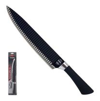 Faca Shark Chef Profissional Carne Sushi 10pol/25cm Corneta Cor Preto