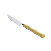 Faca Sobremesa Aço Inox Cabo Plástico Bambu Basic 20cm Lyor UNIDADE