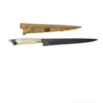 Faca Solteira 10'' Aço Carbono Fosfatizado Cabo de Resina com Ferradura de Cavalo