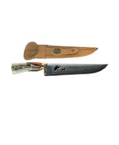 Faca Solteira 10" em Aço Inox com Cabo de Resina Escopeta