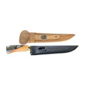 Faca Solteira 10" em Aço Inox Roça Venceu com Cabo de Resina Trator