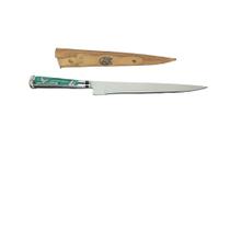 Faca Solteira 9" em Aço Inox Pescador com Cabo Zamak Cor Verde