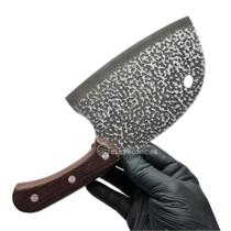 Faca Super Afiada Cortador De Carne Vegetal Cutelo P/ Cozinha Pescas Trilhas SLKAF51 Faca Super Afiada Cortador De Carne Vegetal Cutelo P/ Cozinha Pescas Trilhas SLKAF51