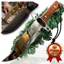 Faca Tatica 32cm Afiado Para Limpa Peixe Aço Inox Com Bainha Faca Tatica 32cm Afiado Para Limpa Peixe Aço Inox Com Bainha