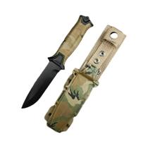 Faca Tática Camo G1500 Survivor Com Lâmina Completa E Cabo De Plástico Com Borracha, Estojo Para Uso