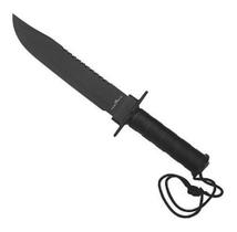 Faca Tática De Sobrevivência Nautika Platoon Funções - Preta