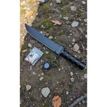 Faca Tática Militar Camping Selva Aço Kit Sobrevivência