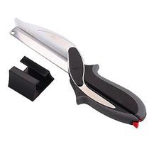 Faca Tesoura Fatiadora Cortadora De Alimentos 2 Em 1 (Smart Cutter) Faca Tesoura Fatiadora Cortadora De Alimentos 2 Em 1 (Smart Cutter)