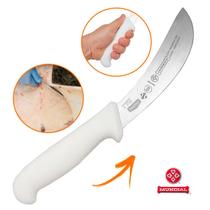 Faca Tira Couro Profissional Mundial 5519 Lâmina 15cm Frigorifico Açougue Dessosa Sangria