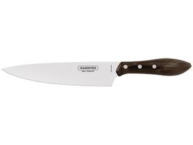 Faca Tramontina Para Carne 8" Em Aço Inox E Cabo Castanho Polywood Tramontina Faca Tramontina Para Carne 8" Em Aço Inox E Cabo Castanho Polywood Tramontina