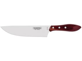 Faca Tramontina para Carne 8" em Aço Inox e Cabo Vermelho Polywood Faca Tramontina para Carne 8" em Aço Inox e Cabo Vermelho Polywood