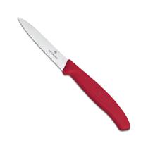 Faca Universal Cabo Vermelho com Serra 4" Swiss Classic - Victorinox