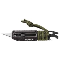 Faca utilitária de bolso multiferramenta Gerber Gear Prybrid X EDC verde
