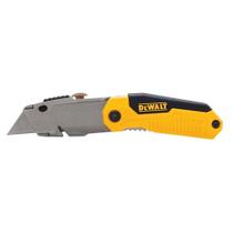 Faca Utilitária Dobrável DEWALT DWHT10035L - Lâmina de Metal Robusta (6,35 cm)
