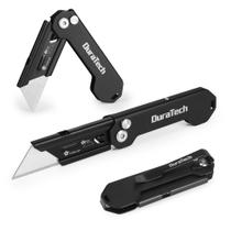 Faca utilitária dobrável DURATECH Mini Box Cutter, pacote com 2