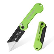 Faca utilitária dobrável WORKPRO EDC Mini Box Cutter com clipe