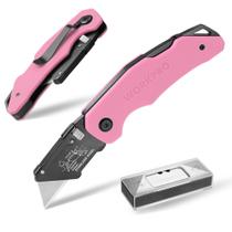 Faca utilitária dobrável WORKPRO G10 Handle com aço inoxidável
