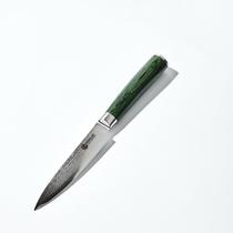 Faca utilitária HexClad de 5 polegadas em aço inoxidável damasco japonês