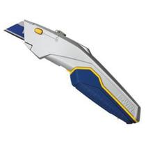 Faca utilitária IRWIN 1774106 com mecanismo de troca rápida, azul Faca utilitária IRWIN 1774106 com mecanismo de troca rápida, azul