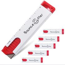 Faca utilitária UCEC Box Cutter retrátil com balança - 6 unidades