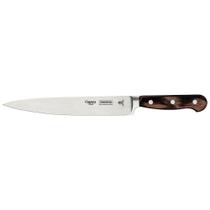 Faca Utility Tramontina Century Wood Aço Inox Cabo De Madeira Tratada Castanho 8pol Tramontina