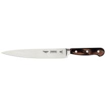 Faca Utility Tramontina Century Wood Aço Inox Cabo de Madeira Tratada Castanho 8pol