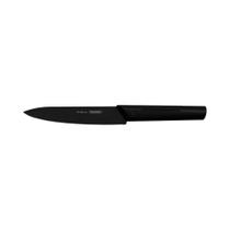 Faca Utility Tramontina Inox Antimicrobiana Nygma 6" Preto