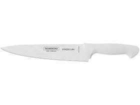 Faca Utility Tramontina Premium com Lâmina em Aço Inox e Cabo de Polipropileno Branco 8"