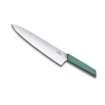 Faca Victorinox Chef Swiss Modern - Lâmina Reta Lisa - 25 cm - Verde - 6.9016.2543B Faca Victorinox Chef Swiss Modern - Lâmina Reta Lisa - 25 cm - Verde - 6.9016.2543B