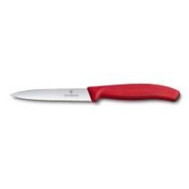 Faca Victorinox Swiss Classic - Serrilhada, 10 Cm, Vermelha Faca Victorinox Swiss Classic - Serrilhada, 10 Cm, Vermelha