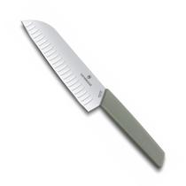 Faca Victorinox Swiss Modern Santoku 18 cm Olive Handle