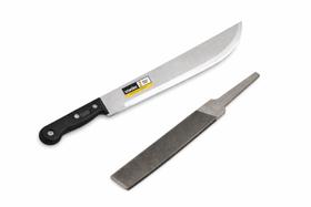 Facão 14" Vonder Para Roça + Lima Chata Kit Afiação e Corte Facão 14" Vonder Para Roça + Lima Chata Kit Afiação e Corte