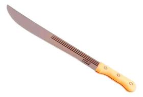 Fação Corneta Três Listras Cabo De Madeira 18 Polegadas