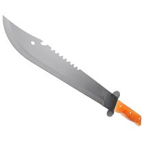 Facão De Caça Esportiva Camping Militar Com Bainha Inox 49cm Facão De Caça Esportiva Camping Militar Com Bainha Inox 49cm