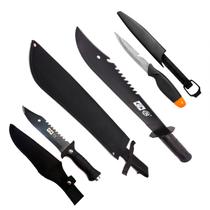 Facão+ Faca Militar Tático+Faca Flutuante caça pesca camping