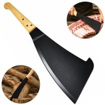 Facão para Cana 65cm Lâmina 35cm Aço Manganês Cabo de Madeira Ref BOM1150