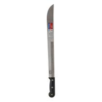 Facão Para Mato Em Aço Carbono Resistente com Cabo Preto 20" 50cm Corneta