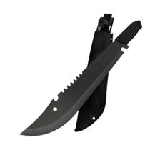 Facão Rambo Artesanal 12 Polegadas Mato Com Bainha Cor Preto Facão Rambo Artesanal 12 Polegadas Mato Com Bainha Cor Preto