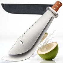 Facão Rural Camping Trilha Pesca Corte Mato Galhos Cana 48cm Facão Rural Camping Trilha Pesca Corte Mato Galhos Cana 48cm