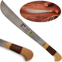 Facão Tramontina 17 Polegadas Cabo de Madeira para Mato Pesado 58cm Lâmina Aço Carbono de 43,5cm