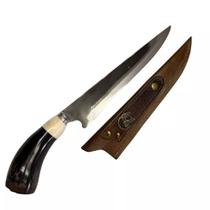 Facas Artesanal Chifre Natural Gaúcha 9. Disco de Arado 3mm Cabo de Chifre Facas Artesanal Chifre Natural Gaúcha 9. Disco de Arado 3mm Cabo de Chifre